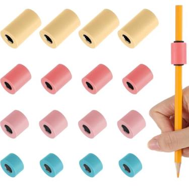 Imagem de Humyoun 20 peças de pesos de lápis auxiliares de escrita à mão 0,7/0,5/0,35/5,7 g pesos ajustáveis para crianças, ou necessidade especial para melhorar a caligrafia para autismo, aljavas ou