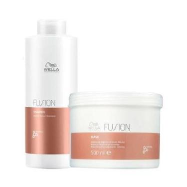 Imagem de Kit Wella Professionals Fusion Profissional - Shampoo e Máscara-Unissex