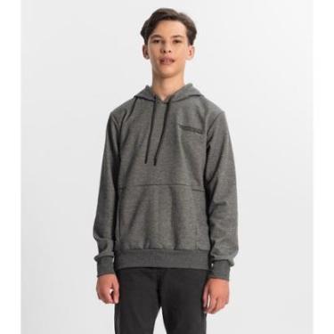 Imagem de Blusão Juvenil Masculino Com Capuz Minty Cinza-Masculino