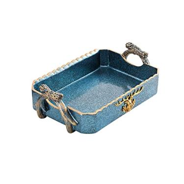 Imagem de Travessas de lanches de frutas e doces bandejas de resina para servir festas tigelas de frutas para mesa central de mesa