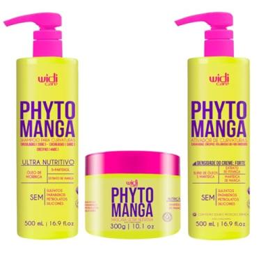 Imagem de Kit Widi Care Phytomanga - Shampoo Curvaturas 500ml + Máscara 300g + Creme de Pentear Forte 500ml