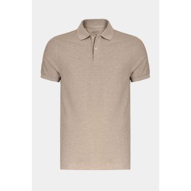 Imagem de Polo Aramis Manga Curta Melange Marrom Militar-Masculino