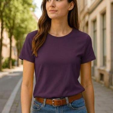 Imagem de Blusa Feminina Gola Redonda e Mangas Curtas- Malwee-Feminino