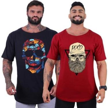 Imagem de Kit 2 Camisetas Morcegão Masculina MXD Conceito Fitness Academia Musculação-Masculino