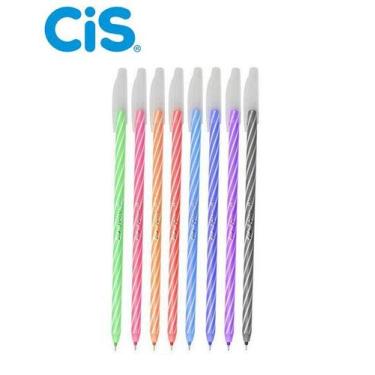 Imagem de CANETA CIS SPIRO - Caneta com Ponta Agulha 0,7 mm em 8 Cores, Azul esc