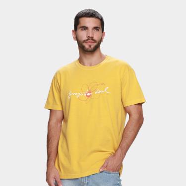 Imagem de Camiseta Osklen Stone Brazilian Masculina-Masculino