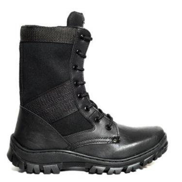 Imagem de Bota Coturno Masculino Tático Militar Solado Costurado Tratorado Com Palmilha Em Gel-Masculino