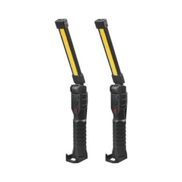 Imagem de Lanterna LED Portátil Recarregável Com Ímã Forte, Luz COB Tipo C, Holo