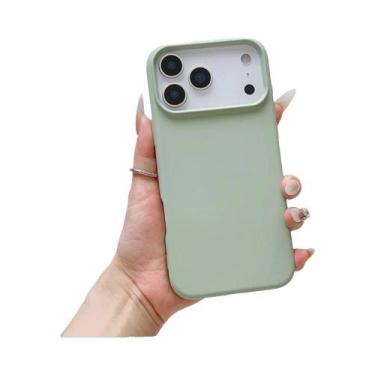 Imagem de Capa De Silicone Fosca Candy Para iPhone 17 16 16E 15 pro Max, Anticho