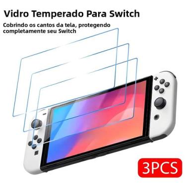 Imagem de Protetor De Tela De Vidro Temperado Para Nintendo Switch OLED, Filme H