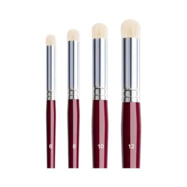 Imagem de Conjunto De Pincéis De Pintura Em Miniatura Com Cabos De Madeira Para 