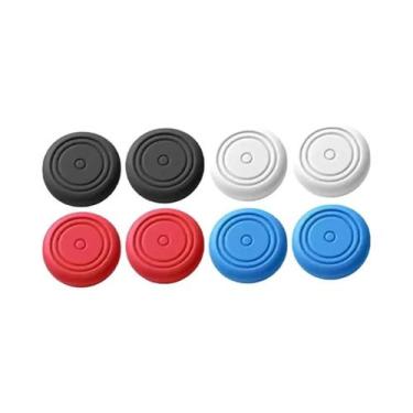 Imagem de Capas De Silicone Macio Para Joysticks Do Console Switch 2, Transparen