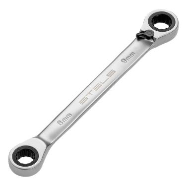 Imagem de Chave Estrela Com Catraca Crv 8-9mm Cromado Stels 1453155