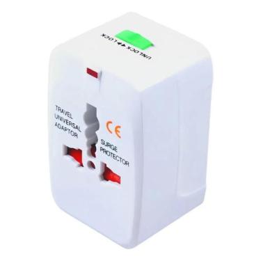 Imagem de Adaptador de Tomada Universal para Viagem Internacional Padrão Bivolt 