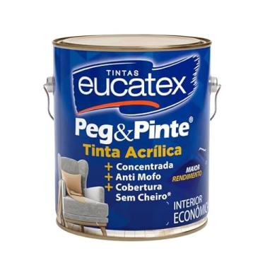 Imagem de Tinta Acrílica Eucatex Peg & Pinte 3,6 Litros Fosco (Luar do Sertão)