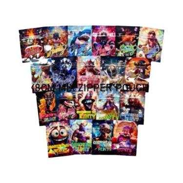 Imagem de Sacos Plásticos Pequenos Reutilizáveis 50 Unidades, Bolsas Mylar Imper