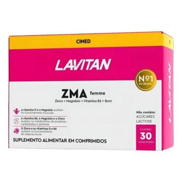 Imagem de Lavitan Testo/ZMA Femme Performance 30 Comprimidos (Nova Embalagem) - 