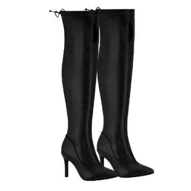 Imagem de Bota Vizzano Clássica Cano Longo, Preto, 35