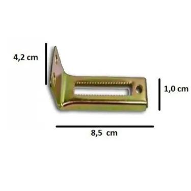 Imagem de Cantoneira serrilhada inferior reparo de porta camarao - UTENSÍLIOS PR