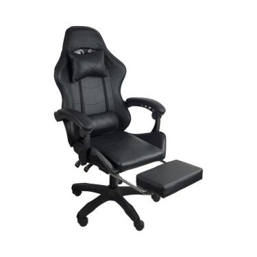 Imagem de Cadeira Gamer Stillus Ergonômica Com Apoio Para Os Pés Preto