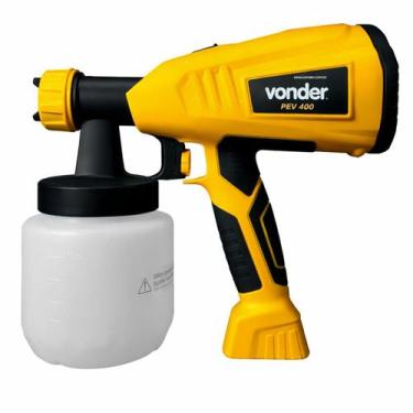 Imagem de Pistola Elétrica de Pintura Vonder PEV400 400W 800ml  Jato Ajustável H