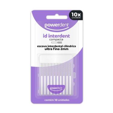 Imagem de Escova Interdental Powerdent Ultra Fina Branca 2mm 10 Unidades