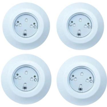 Imagem de Kit 4 Luminárias Led Para Piscina Rgb 9W ABS - Lumy