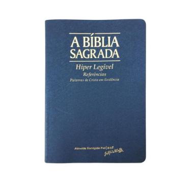 Imagem de Bíblia ACF Hiper Legível com Ref. e Mapas Azul - SBTB