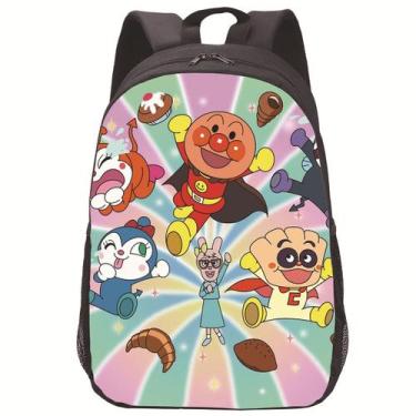 Imagem de Mochila escolar Anpanmans Anime School Bag para crianças - yiweisai