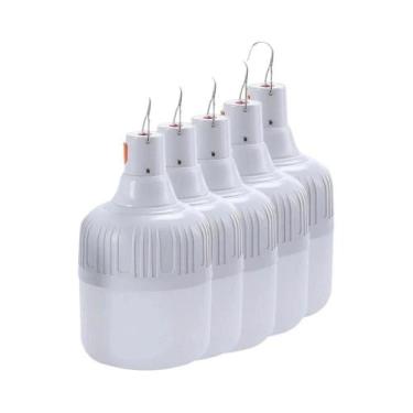 Imagem de Lanterna De Emergência LED Recarregável USB 60W 80W Para Camping, Port