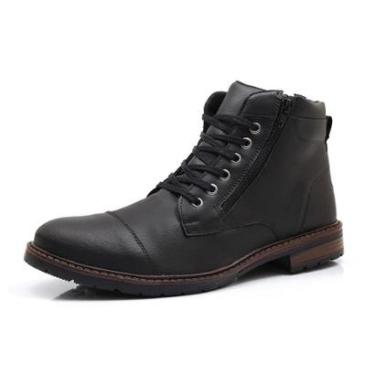 Imagem de Bota Masculina Casual Confortável Zíper Estilo-Masculino