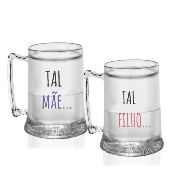 Imagem de Kit 2 Canecas Gel Acrílico Dia Das Mães - Tal Mãe, Tal Filho