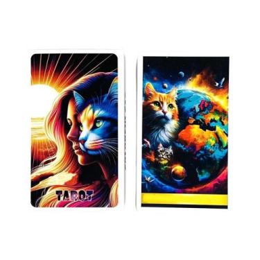 Imagem de Baralho De 78 Cartas De Tarô Fofas Em Inglês, Jogo De Divinação Oracle