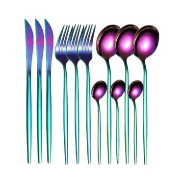 Imagem de Conjunto De Talheres Finos De Aço Inoxidável 12 Peças Portugal: Faca D