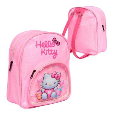 Imagem de Mochila Infantil 2 Bolsos Menina Desenho Fofo Envio Imediato - Plike B