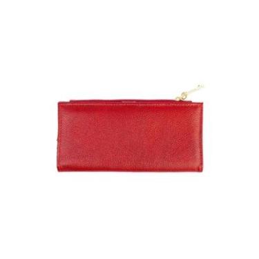 Imagem de Carteira feminina de couro liso Cléo-Feminino