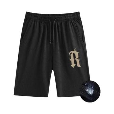 Imagem de Shorts Masculinos De Secagem Rápida, Respiráveis, Em Malha, Casuais, P
