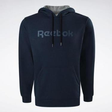 Imagem de Blusa Reebok Big logo linear com Capuz Masculina-Masculino