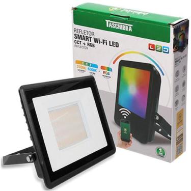 Imagem de Projetor Refletor Smart Wi-fi Inteligente 50w Rgb Colorido - TASCHIBRA