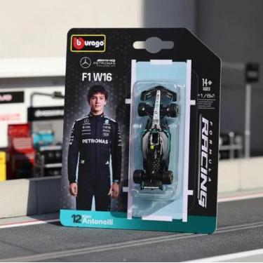 Imagem de Miniatura - 1:64 - F1 Mercedes Amg W16 Kimi Antonelli 2025