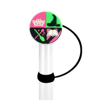 Imagem de Capas De Silicone Para Canudos Com Tema De Bruxaria Para Copo Stanley,