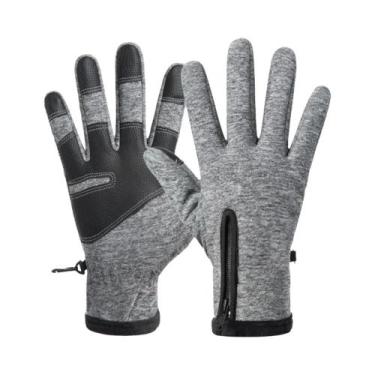 Imagem de Luvas De Inverno Para Motocicleta Com Forro Térmico Em Fleece, Resiste