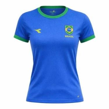 Imagem de CAMISETA DIADORA FEMININA BRASIL-Feminino