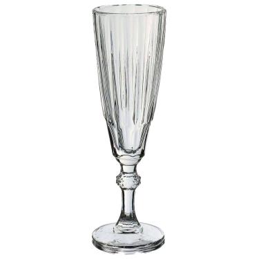 Imagem de JOGO 6 TAÇAS CHAMPANHE HOME&CO ECO CRYSTAL 260ml 21x6x6cm TRANSPARENTE