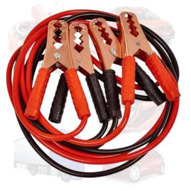 Imagem de Cabo De Carga Bateria Chupeta Emergência Caminhão Carro 2m 500a Transf