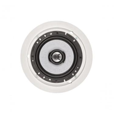 Imagem de Arandela de Som Fiamon Arandela Redonda 6 Coaxial 50RMS 8R para Áudio Ambiente Branca