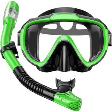 Imagem de Set de Snorkel Seovediary Antiempañante con Visión Panorámica para Adu