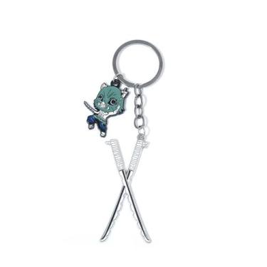 Imagem de Chaveiro SONGCHANGJEWELRY DMSL Espadas de Anime Esmalte Inosuke