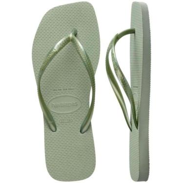 Imagem de Chinelo Feminino Havaianas Estilo Quadrado Slim Square-Feminino