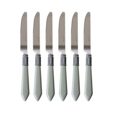 Imagem de Conjunto com 6 Facas para Mesa Aço Inox 7671 Lyor - Coliseu